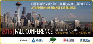 2016 Fall Conference, October 13-15, Seattle, Washington