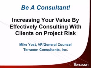 Maximizing Value by Consulting with Clients about Project Risk - Vimeo thumbnail