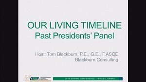 SP19-07 GBA’s Living Timeline: Past Presidents Panel