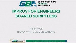 SP19-10 Improv for Engineers: Scared Scriptless