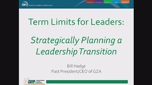 SP19-11 Term Limits for Leaders: Strategically Planning a Leadership Transition