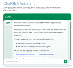 ChatGBA welcome message